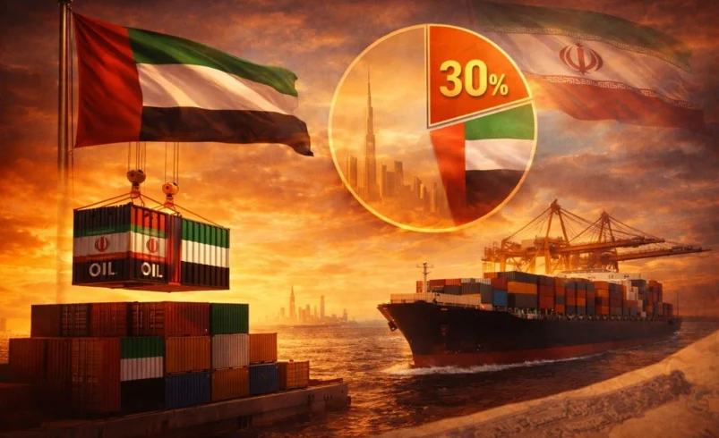 بررسی وضعیت تجارت خارجی ایران با امارات