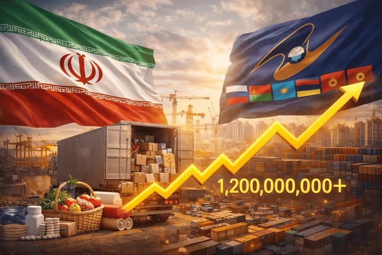 رشد ۱۶ درصدی صادرات ایران به اوراسیا در ۷ ماه؛ سیگنال اثرگذاری توافق تجارت آزاد
