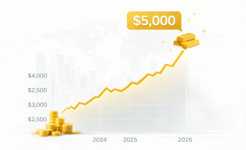 طلا و انس جهانی در آستانه ۲۰۲۶؛ محرک‌ها، سطوح کلیدی و ۳ سناریوی پیش‌رو
