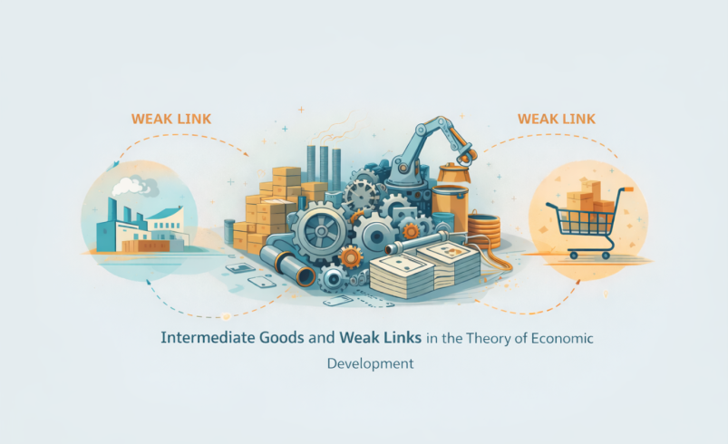 معرفی مقاله چارلز جونز درباره نهاده‌های واسطه‌ای و پیوندهای ضعیف در نظریه توسعه اقتصادی