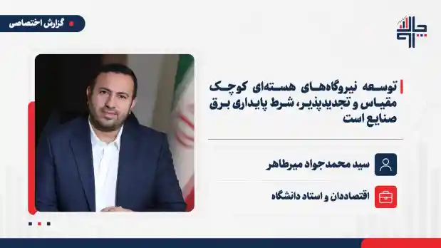 میرطاهر: توسعه نیروگاه‌های هسته‌ای کوچک‌مقیاس و تجدیدپذیر، شرط پایداری برق صنایع است