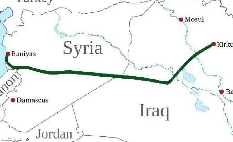 رمزگشایی از احیای خط لوله کرکوک-بانیاس - تحلیل اقتصادی - چارسو اقتصاد رمزگشایی از احیای خط لوله کرکوک-بانیاس - چارسو اقتصاد