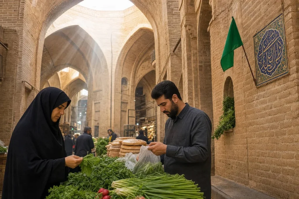 بازار محلی سنگر پنهان در اقتصاد جنگ