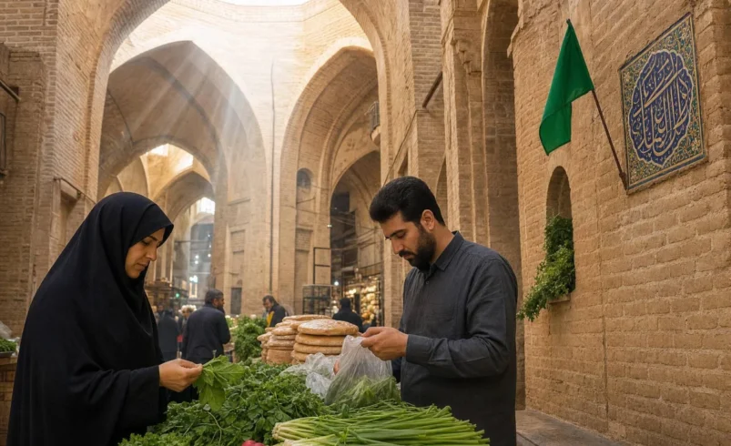 بازار محلی سنگر پنهان در اقتصاد جنگ