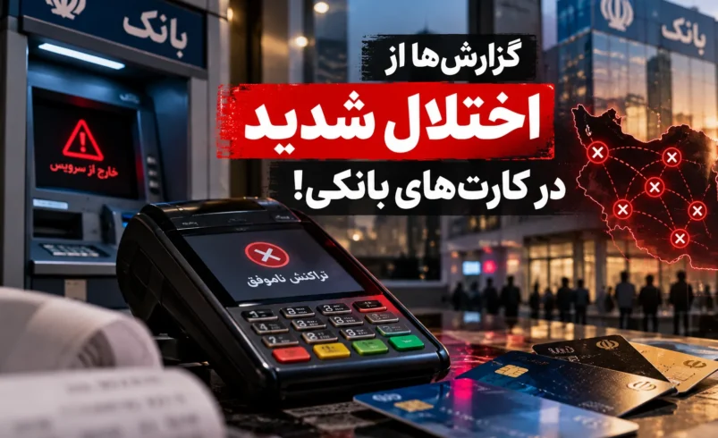 اختلال در کارتهای بانکی امشب؛ کارتخوان و کارتبهکارت برای برخی کاربران خطا میدهد