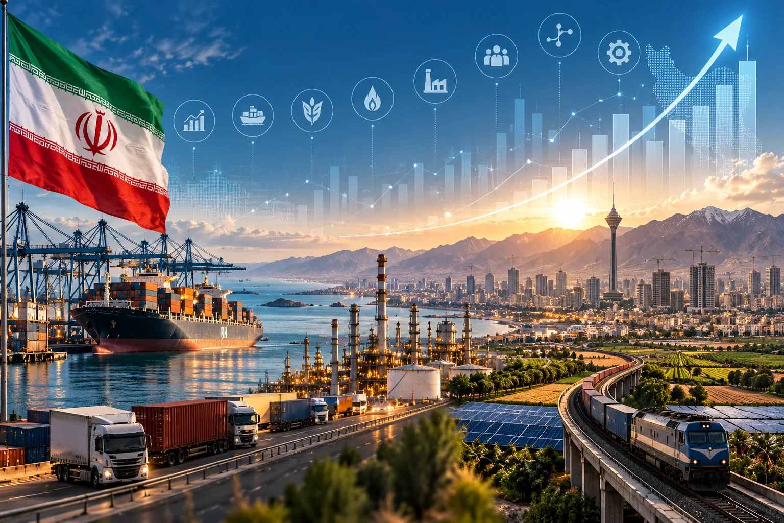 اقتصاد ایران در ۱۴۰۵ چقدر پیشرفت کرده؟ ۸ شاخصی که واقعیت را نشان می‌دهد