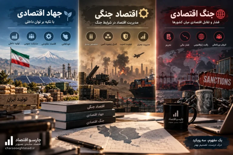 اقتصاد جنگی چیست؟ فرق آن با جنگ اقتصادی و جهاد اقتصادی به زبان ساده