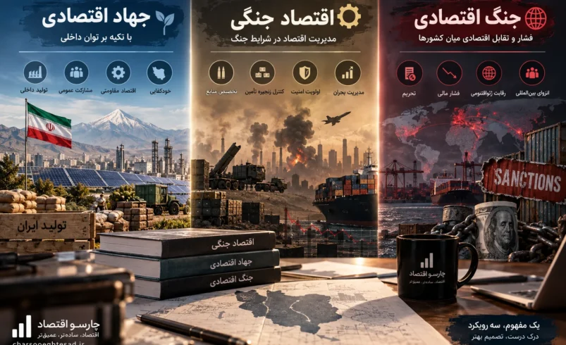اقتصاد جنگی چیست و چه تفاوتی با جنگ اقتصادی و جهاد اقتصادی دارد