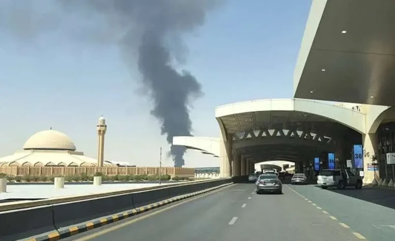 حمله موشکی و پهپادی یمن به ریاض و تأسیسات آرامکو ینبع در عربستان