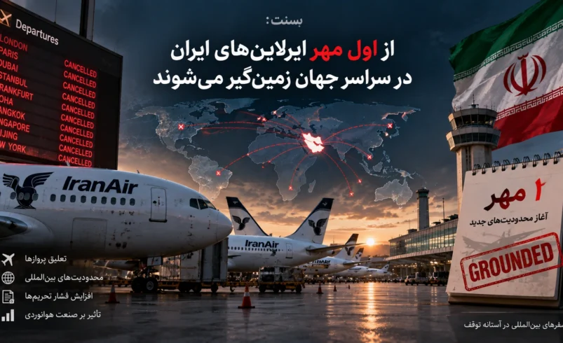 اسکات بسنت وزیر خزانه‌داری آمریکا در آستانه اجرای تحریم ایرلاین‌های ایران از اول مهر ۱۴۰۵