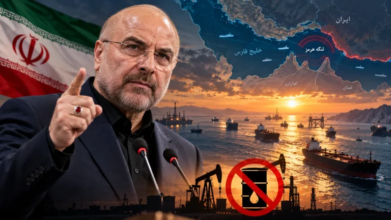 قالیباف درباره تنگه هرمز: اگر ایران نفت نفروشد، کسی در منطقه نفت نخواهد فروخت