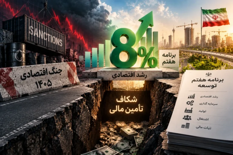 رشد ۸ درصدی برنامه هفتم در جنگ اقتصادی شدنی است؟ شکاف ۲۷۰۰ همتی تأمین مالی پاسخ می‌دهد