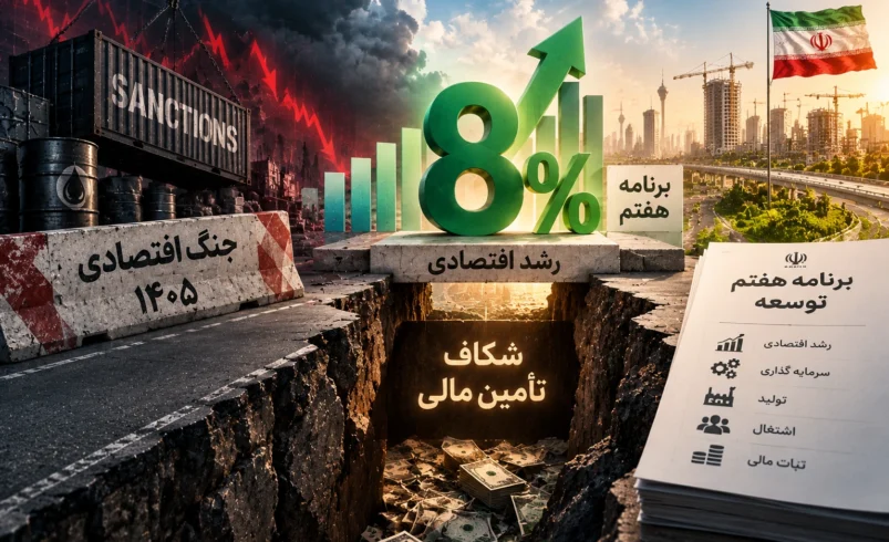 رشد ۸ درصدی برنامه هفتم در جنگ اقتصادی شدنی است؟ شکاف ۲۷۰۰ همتی تأمین مالی پاسخ می‌دهد