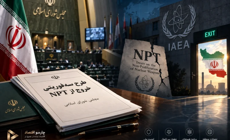 حاجیدلیگانی: طرح سهفوریتی خروج ایران از NPT به هیئترئیسه مجلس تقدیم شد - تحلیل اقتصادی - چارسو اقتصاد حسینعلی حاجیدلیگانی و طرح سهفوریتی خروج ایران از معاهده NPT در مجلس