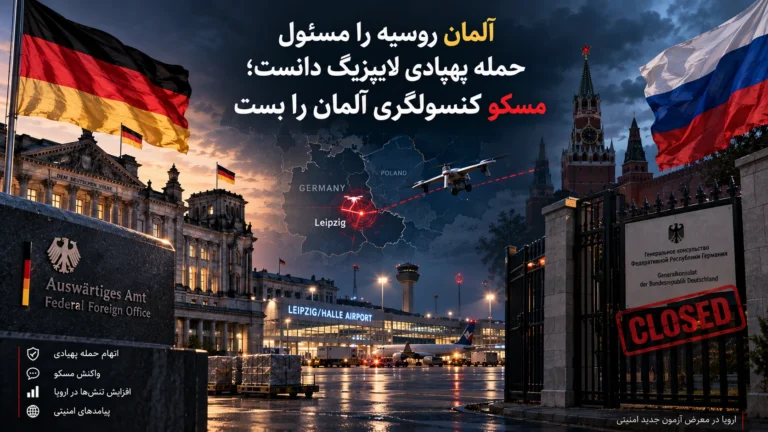 تنش آلمان و روسیه بالا گرفت؛ برلین مسکو را مسئول حمله پهپادی لایپزیگ دانست