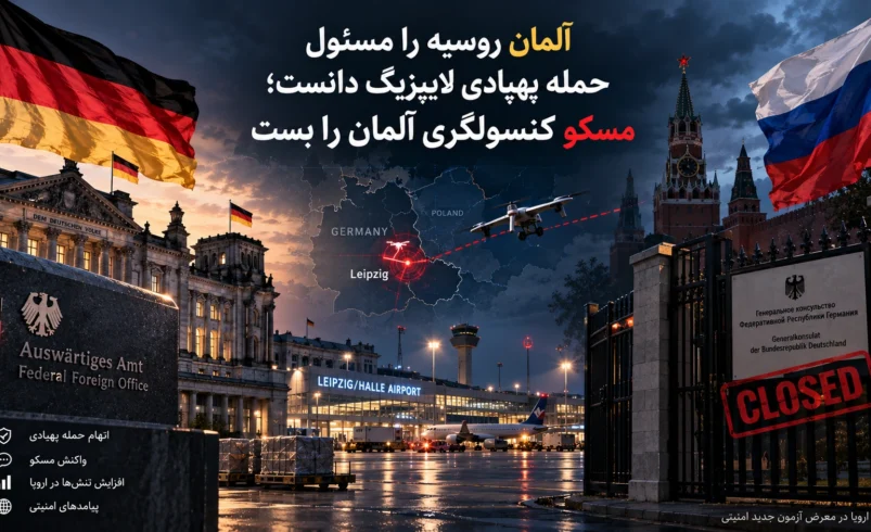 تنش آلمان و روسیه بالا گرفت؛ برلین مسکو را مسئول حمله پهپادی لایپزیگ دانست