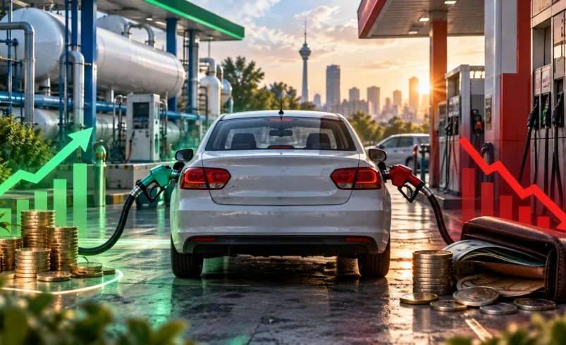 مصرف CNG پس از بنزین ۱۰ هزار تومانی ۱۱ درصد رشد کرد؛ راننده چقدر صرفهجویی میکند؟ - تحلیل اقتصادی - چارسو اقتصاد رشد ۱۱ درصدی مصرف CNG پس از افزایش نرخ سوم بنزین به ۱۰ هزار تومان