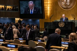 خروج گسترده دیپلمات‌ها هنگام سخنرانی نتانیاهو در سازمان ملل؛ سالن خالی شد