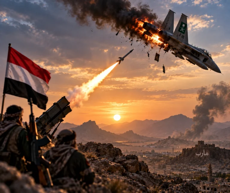 جنگنده F-15 عربستان در آسمان یمن سرنگون شد؛ویدیو و لاشه F-15SA منتشر شد