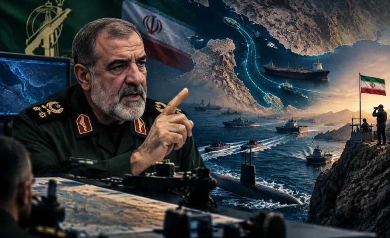 کوثری: آمادگی سپاه برای دفاع از تنگه هرمز حاصل دههها برنامهریزی است - تحلیل اقتصادی - چارسو اقتصاد اسماعیل کوثری در حال تشریح سابقه برنامهریزی سپاه برای دفاع از تنگه هرمز