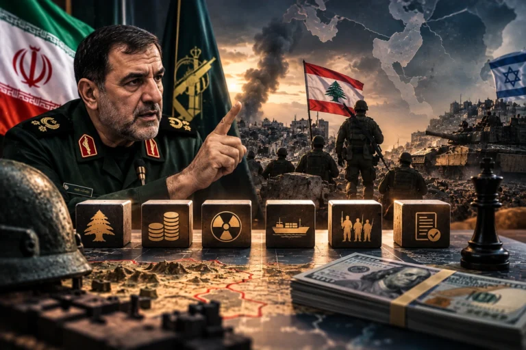 محبی، سخنگوی سپاه: ۶ شرط برای پایان جنگ؛ از خروج اسرائیل از لبنان تا آزادی ۲۴ میلیارد دلار
