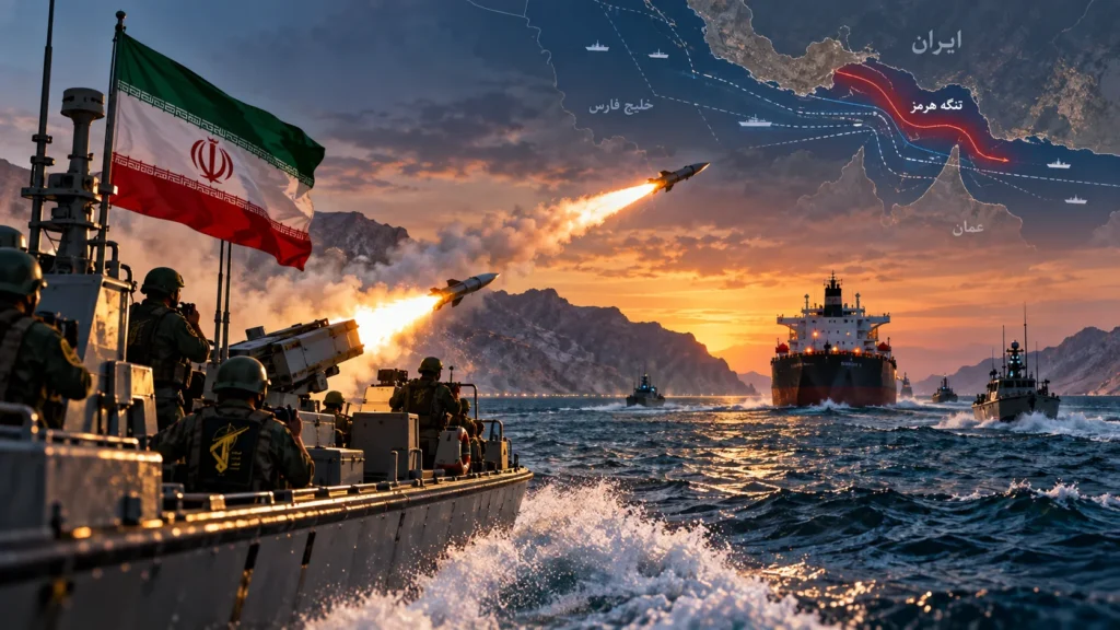 فوری؛ شلیک نیروی دریایی سپاه به سمت شناورهای متخلف در تنگه هرمز
