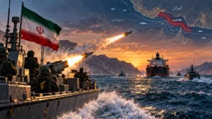فوری؛ شلیک نیروی دریایی سپاه به سمت شناورهای متخلف در تنگه هرمز