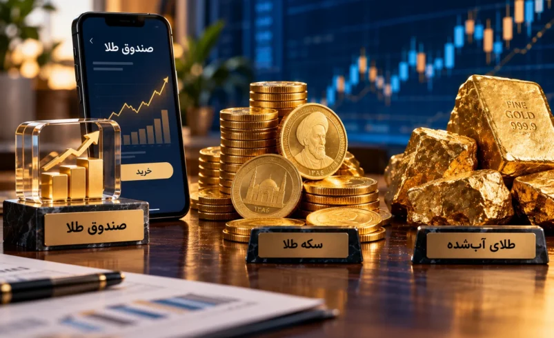 صندوق طلا چیست؟ مقایسه با سکه و طلای آبشده؛ کدام بهصرفهتر است؟ - تحلیل اقتصادی - چارسو اقتصاد صندوق طلا چیست؛ مقایسه صندوق طلا با سکه و طلای آبشده