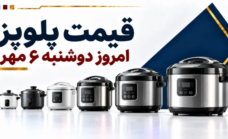 قیمت پلوپز امروز دوشنبه ۶ مهر ۱۴۰۵ + جدول مدل‌های اقتصادی، چندکاره و حرفه‌ای