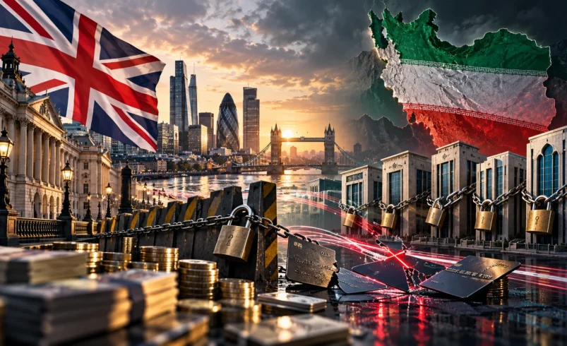 انگلیس محدودیت ۵ بانک ایرانی را تشدید کرد؛ درخواست مجوزها از این پس رد میشود