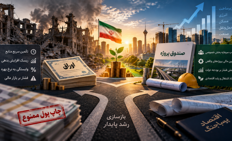 تأمین مالی پساجنگ بدون چاپ پول با صندوق پروژه و اوراق