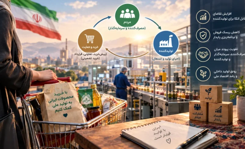 آیا مردم می‌توانند از خریدار محصول ایرانی به شریک تولید آن تبدیل شوند؟
