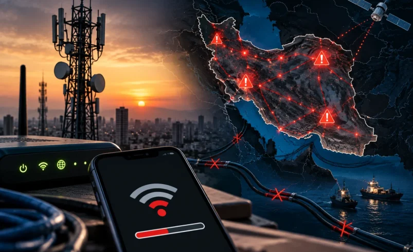 افت کیفیت اینترنت ایران و بررسی علت کندی سرعت و حملات سایبری