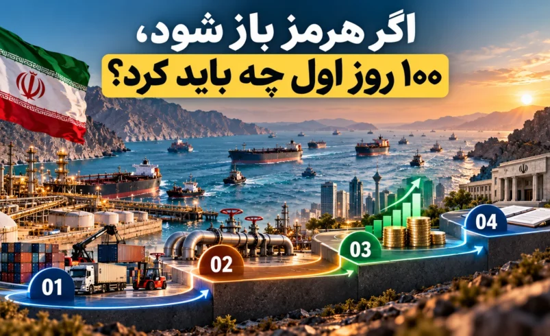 نقشه راه ۱۰۰ روز اول اقتصاد ایران پس از توافق احتمالی و بازگشایی تنگه هرمز در چهار مرحله