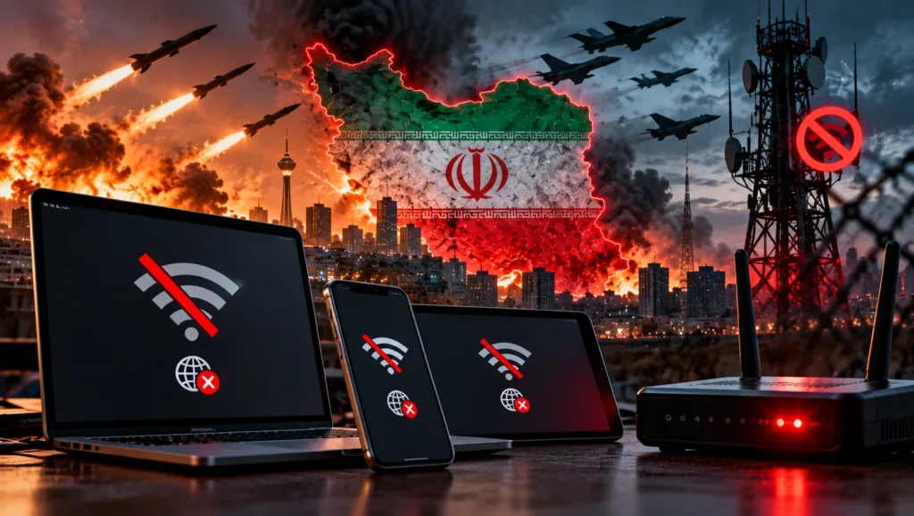 آیا با شروع جنگ اینترنت قطع می‌شود؟ تکلیف کارت بانکی و پیام‌رسان‌ها چیست؟