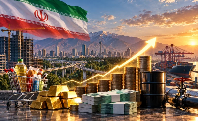 تصویر مفهومی برنامه هفتم پیشرفت و ارزیابی پنج شاخص اقتصاد ایران در ۱۴۰۵
