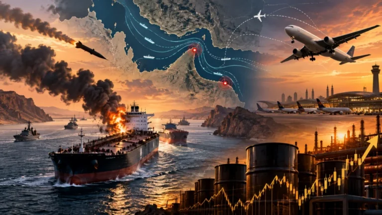 حملات به تنگه هرمز و فرودگاه ریاض؛ تجارت، نفت و پروازها چقدر آسیب دیدند؟