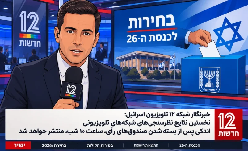 نتایج نظرسنجی خروجی انتخابات اسرائیل؛ نتانیاهو ۵۰ کرسی، مخالفان ۵۲ تا ۵۳ کرسی