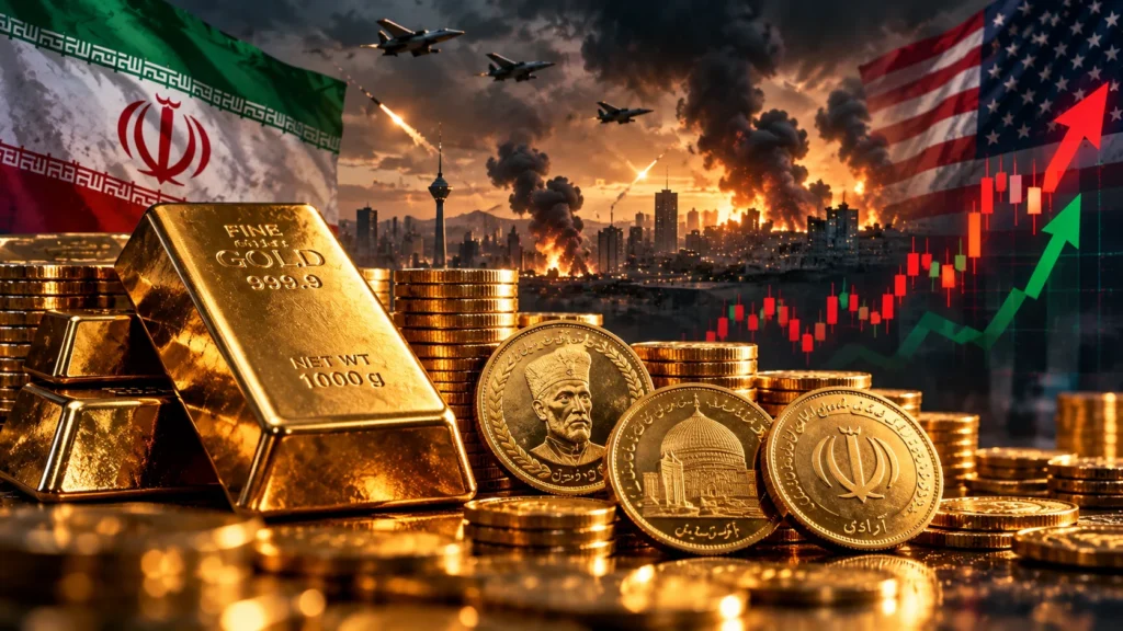 قیمت طلا و سکه امروز ۹ آبان؛ اگر جنگ شود سکه گران می‌شود یا ریزش می‌کند؟
