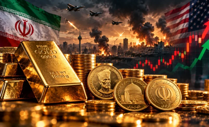 قیمت طلا و سکه امروز ۹ آبان؛ اگر جنگ شود سکه گران می‌شود یا ریزش می‌کند؟