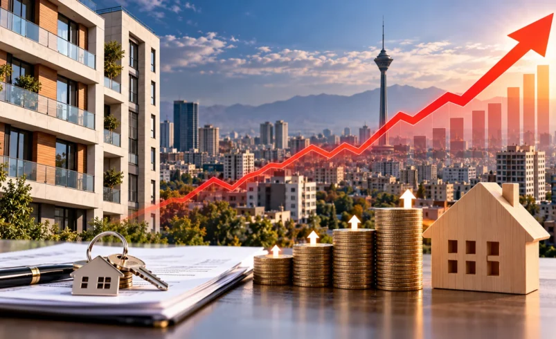 تورم مسکن در مهر ۱۴۰۵ و رکورد ۱۳.۵ ساله افزایش قیمت پیشنهادی آپارتمان در تهران