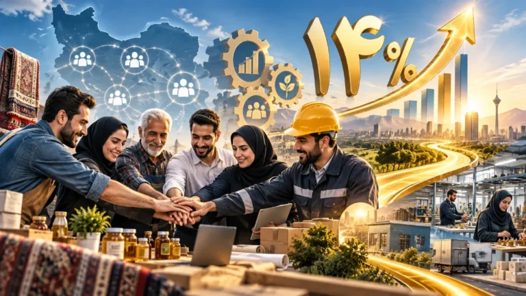 مسیر طلایی مشارکت در اقتصاد؛ تعاونی‌های مردمی چگونه بهره‌وری را ۱۴ درصد افزایش می‌دهند؟