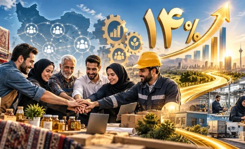 مسیر طلایی مشارکت در اقتصاد؛ تعاونی‌های مردمی چگونه بهره‌وری را ۱۴ درصد افزایش می‌دهند؟