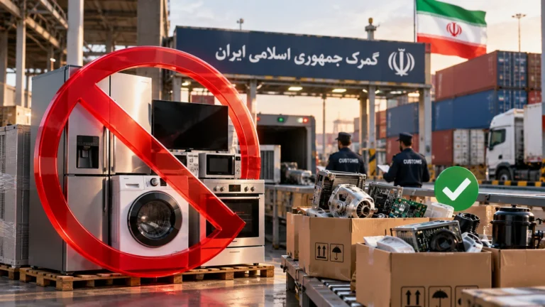 واردات لوازم خانگی آزاد نشد؛ کالای کامل ممنوع ماند و قطعات در اولویت قرار گرفت