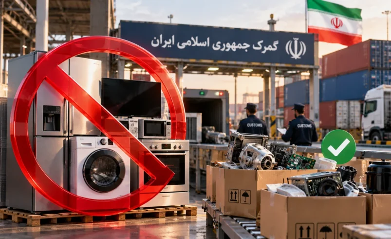 واردات لوازم خانگی آزاد نشد؛ کالای کامل ممنوع ماند و قطعات در اولویت قرار گرفت