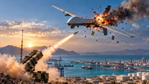 ارتش: پهپاد انتحاری «لوکاس» آمریکا را در آسمان بندرعباس منهدم کردیم