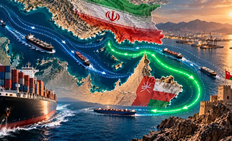کریدور تنگه هرمز با عمان؛ مسیر جدید فعال شده و ایران عوارض می‌گیرد؟